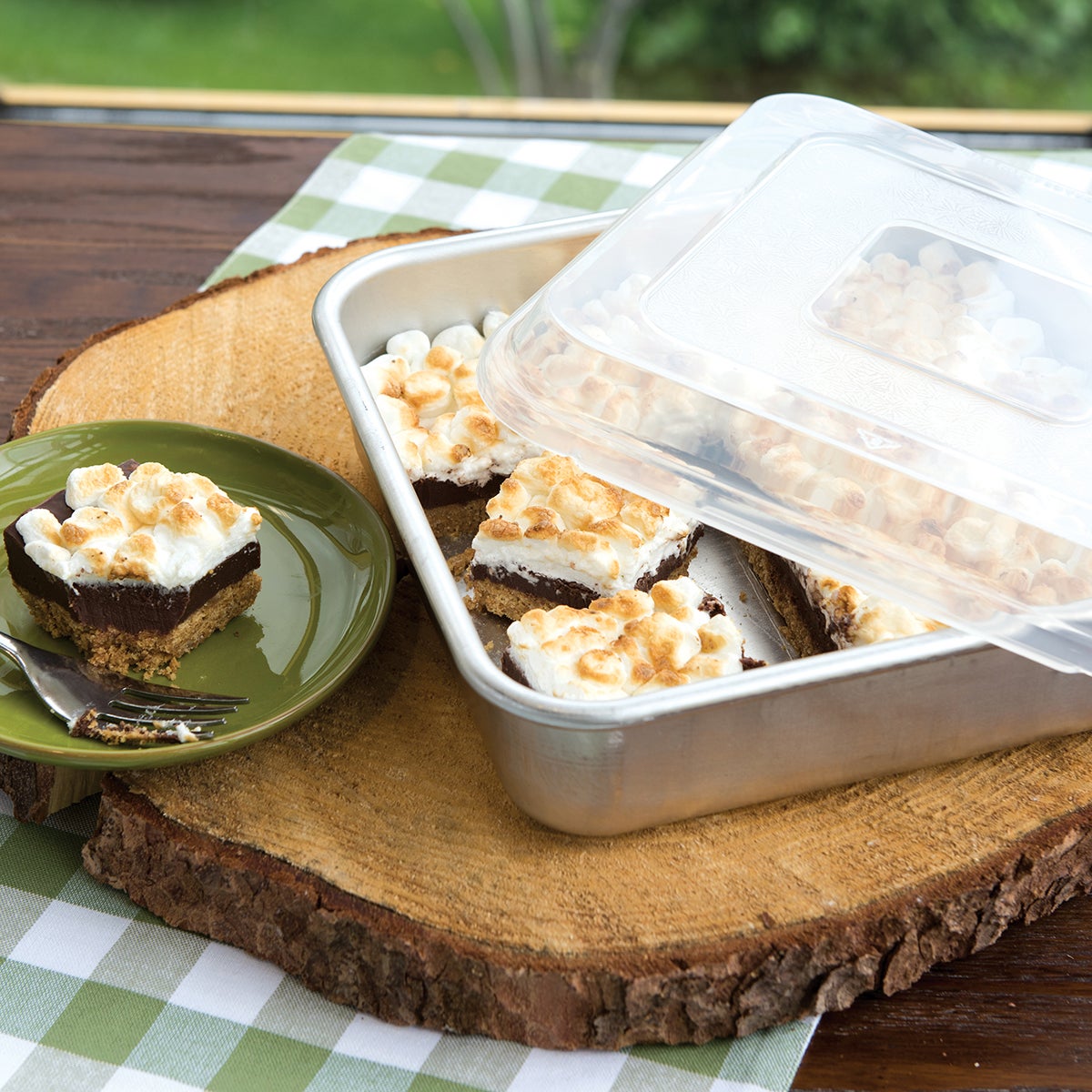 Nordic Ware Square Cake Pan with Lid | The Container Store
